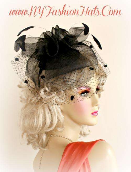 black designer hats for Church