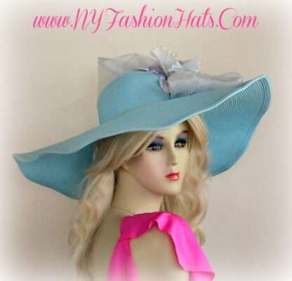 pastel blue Kentucky Derby hats