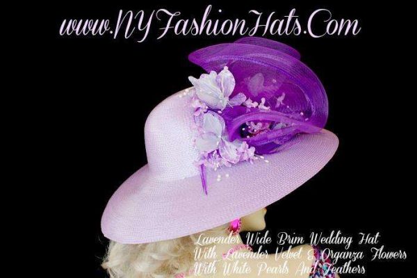 lavender fashion hats for women