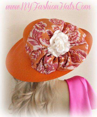 fancy hats with roses for the Maryland Preakness