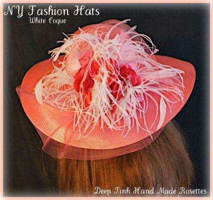 violet pink Kentucky Derby hats