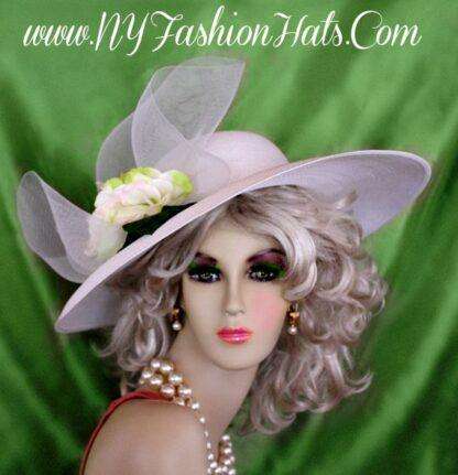 white wide brimmed fashion hats for weddings for brides and bridesmaids