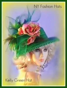 Kelly Green Fashion Hats For Women